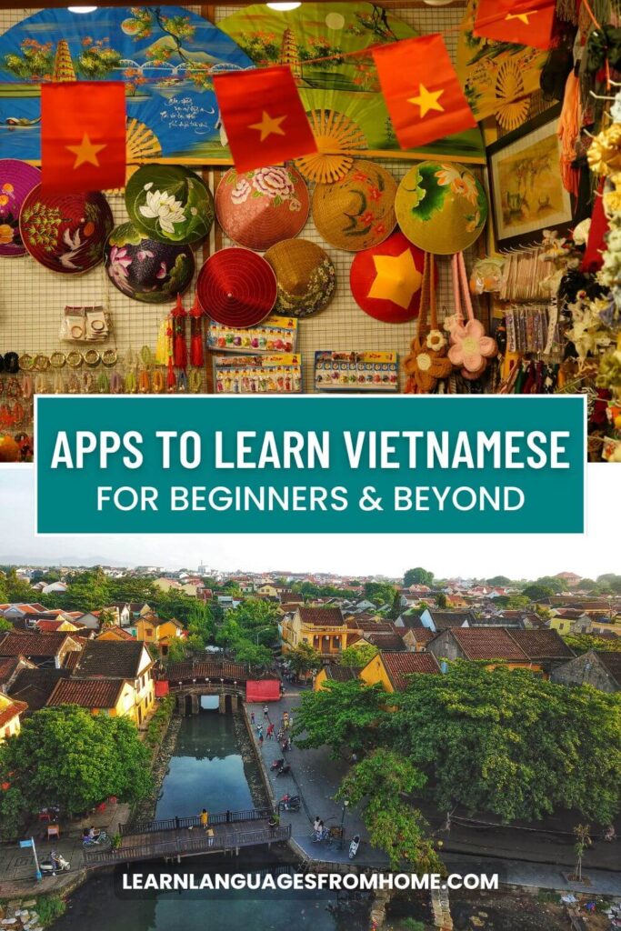apps to learn vietnamese - Pinterest image
