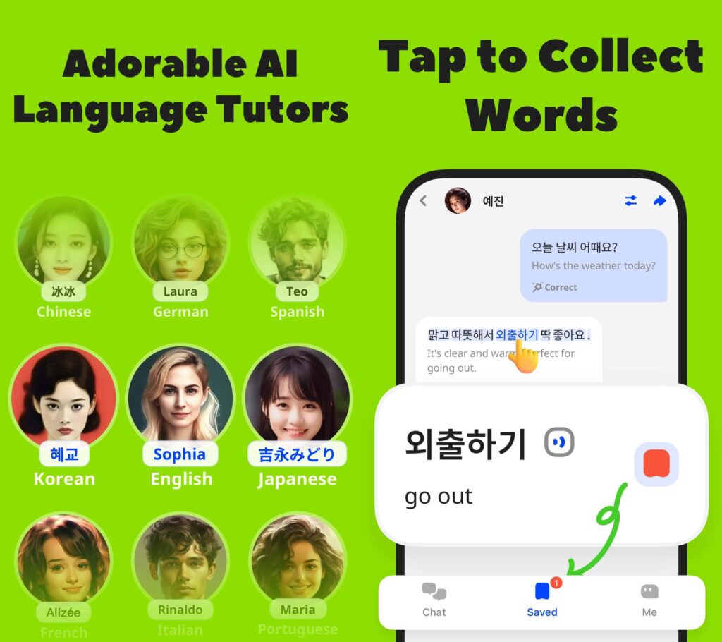 Learn languages on LingChat