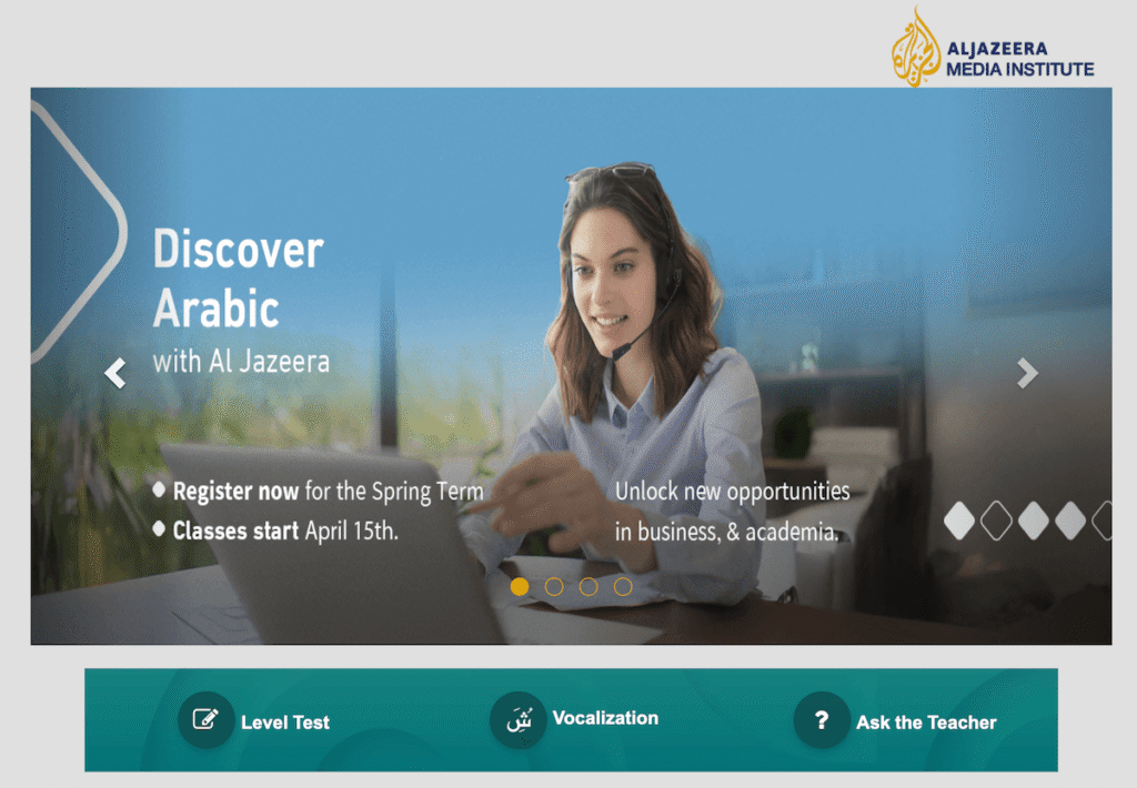 Learn Arabic on Al-Jazeera
