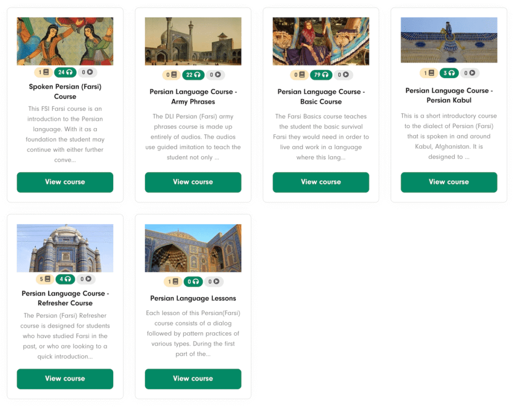 Learn Persian on Live Lingua