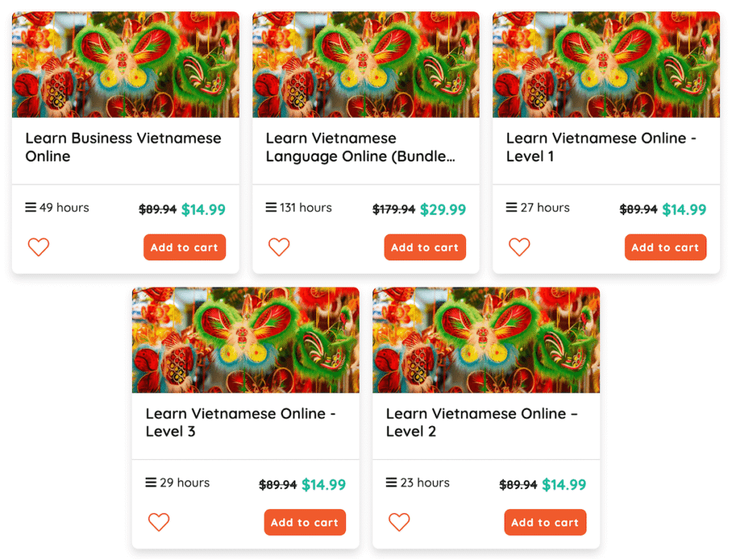 Learn Vietnamese on Cudoo