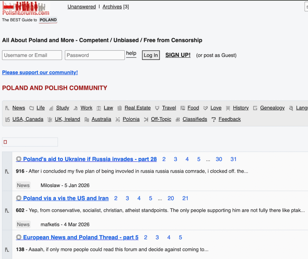 PolishForums website