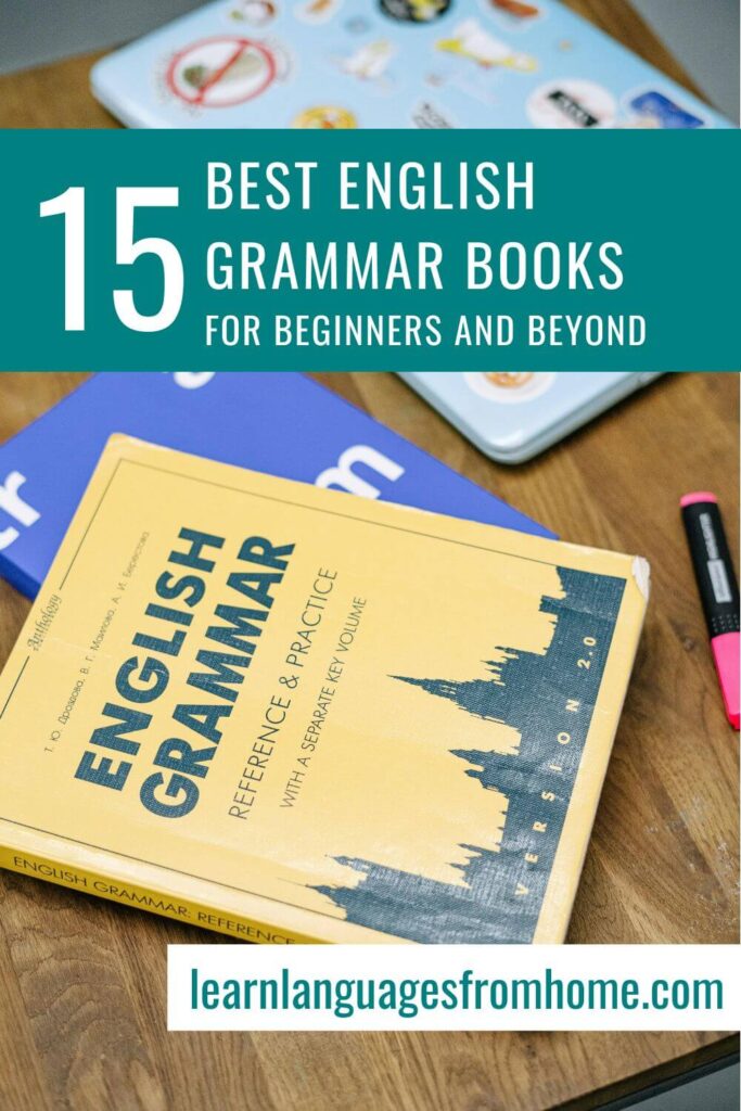 English grammar books Pinterest image