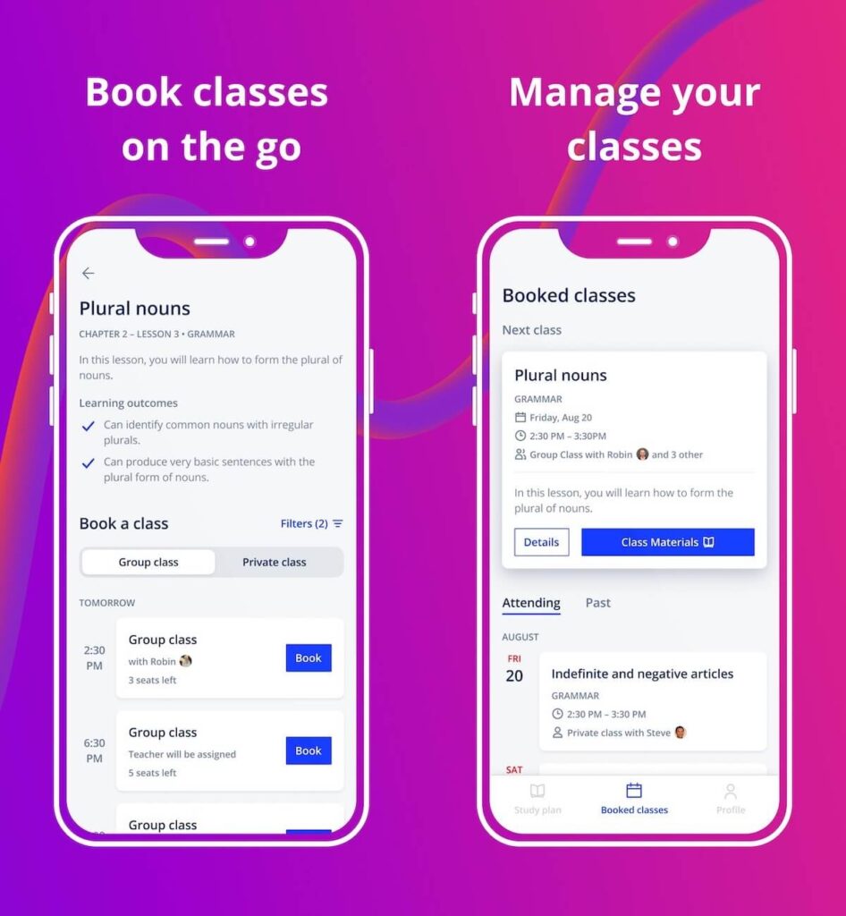 Learn languages on Lingoda