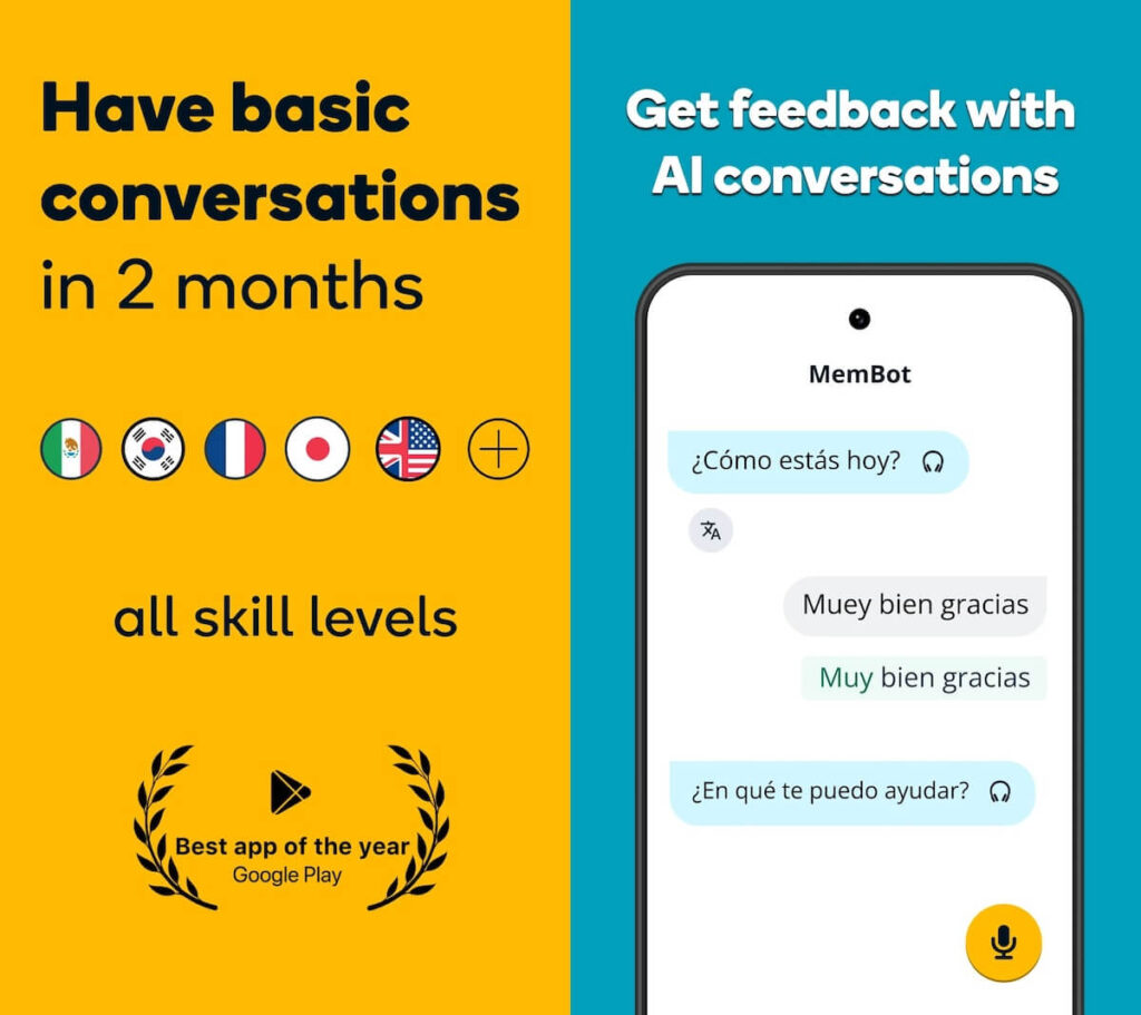 Learn languages on Memrise