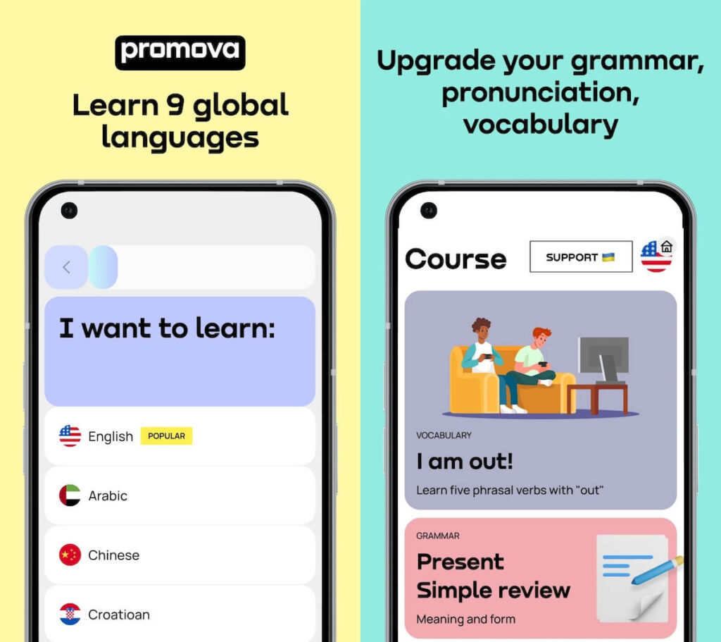 Learn languages on Promova