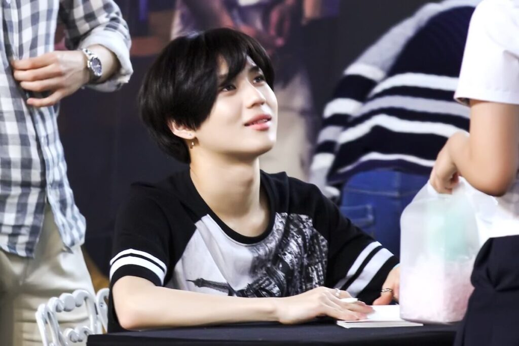 Taemin of the group Shinee during a fansign